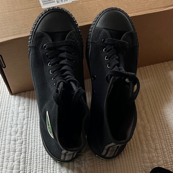 P.F. Flyers unisex Black Canvas Sneakers women’s size 9.5 men’s suze 8. - Picture 5 of 13